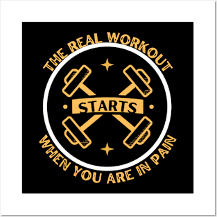 THE REAL WORKOUT Posters and Art